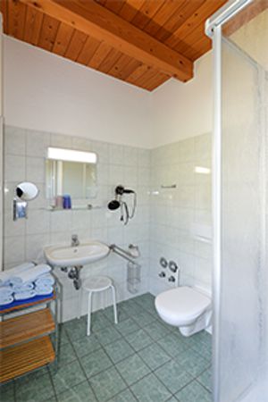 Bad mit Dusche frisch renoviert
